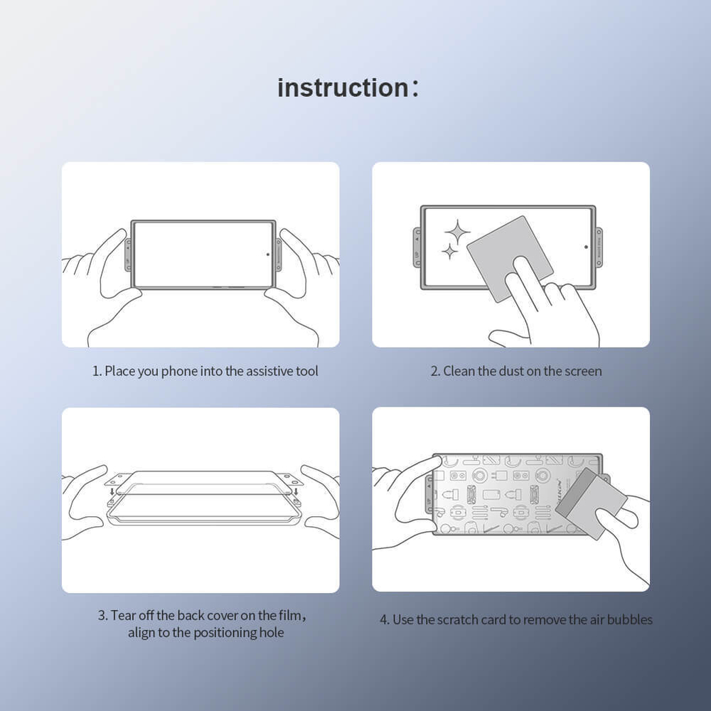 Защитная пленка Nillkin Impact Resistant для Samsung Galaxy S22 (2 шт.)