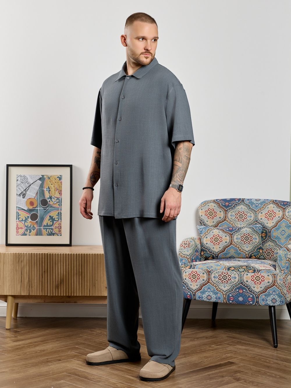 Брюки мужские Линкольн-3 Виотекс ГРАФИТОВЫЙ