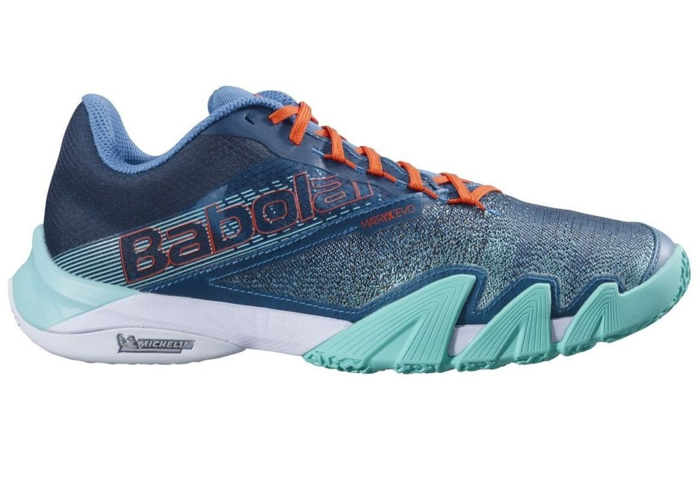 Мужские кроссовки для Падел Babolat Jet Premura 2 - electric green/mandarin
