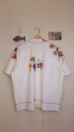 Рубашка Soeurs с Кистями Винограда/Fall Grape Short Sleeve белая