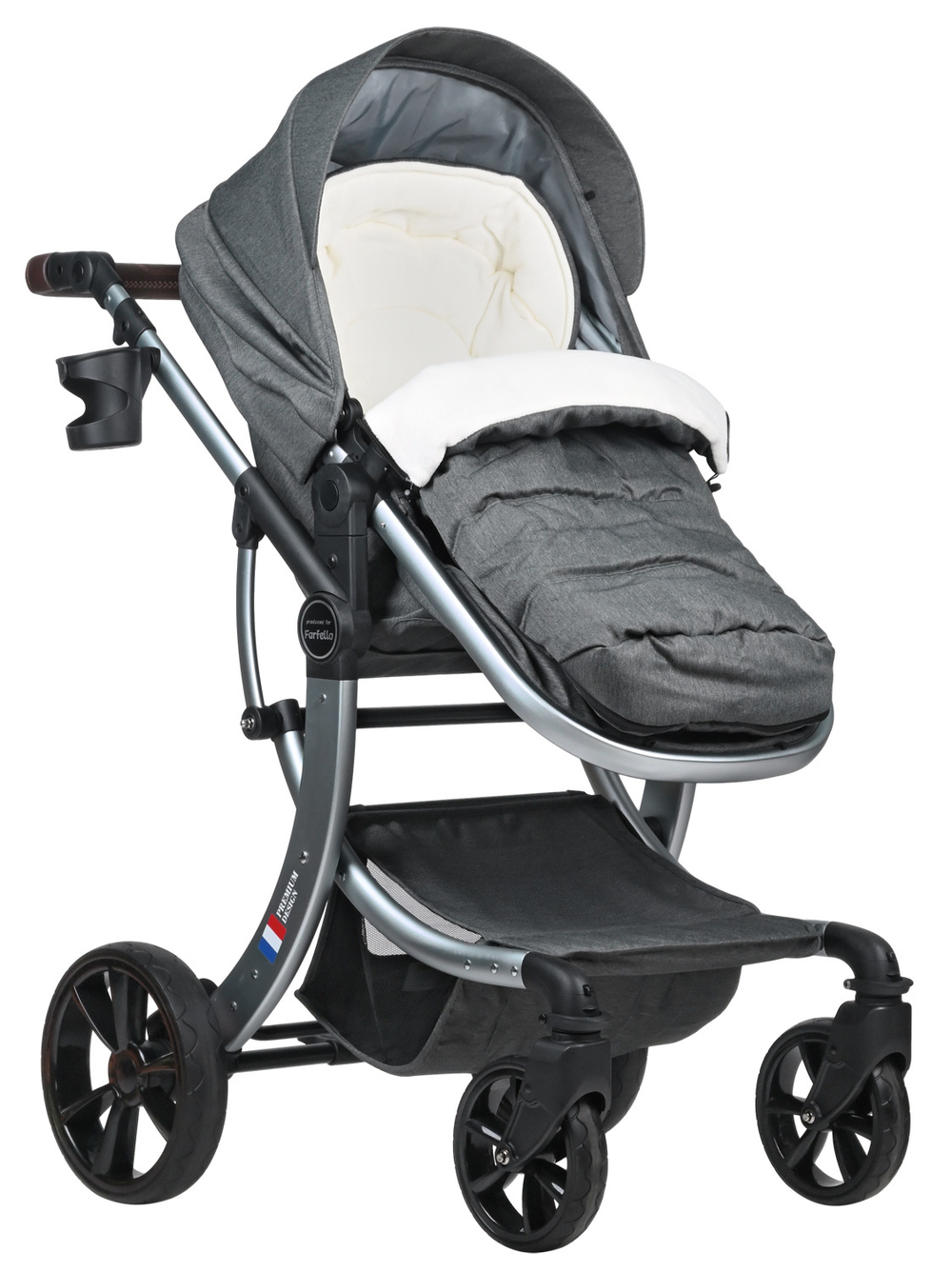Коляска трансформер Aimile Original New Silver (Темно-серый NDS-2)