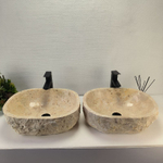 Раковина из мрамора ПАРА! Erozy Cream EM-62780 50*40*16 122