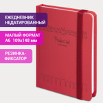 Ежедневник недатированный с резинкой малый ФОРМАТ А6 (109х148 мм) BRAUBERG 128 л. "Котики" (5 штук в упаковке)