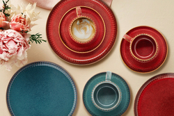 Тарелка закусочная 21.5см Home & Style Comet терракота