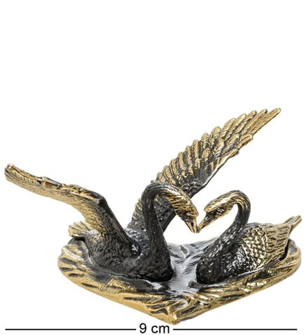 Народные промыслы AM-1484 Фигурка «Лебеди» (латунь)