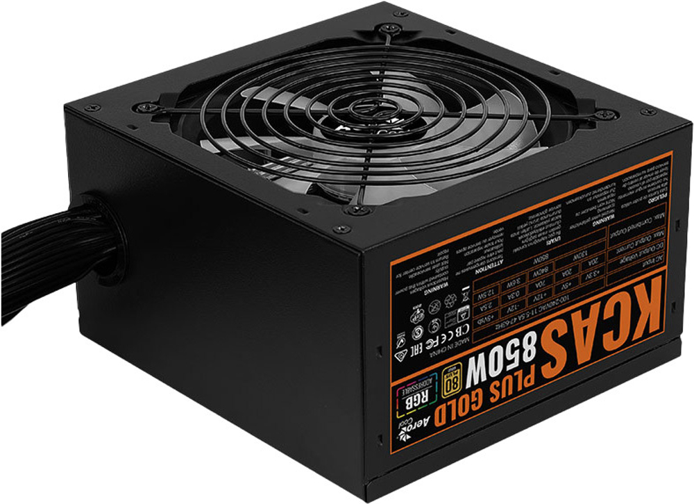 Блок питания ATX AeroCool KCAS PLUS GOLD 850W