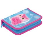 Пенал 1 отделение, 200*140*40 Berlingo "Plush Owl", дополнительная откидная секция, полиэстер