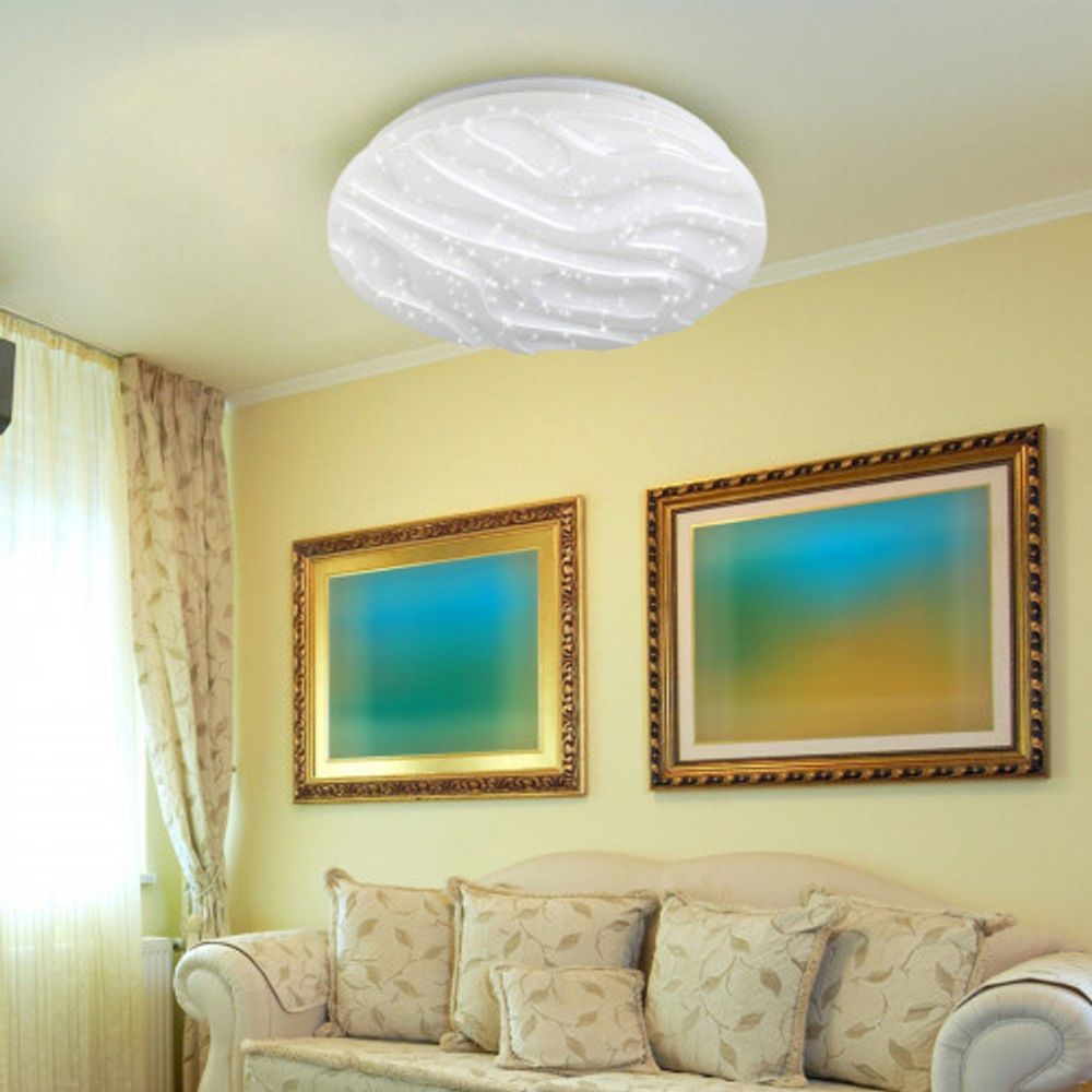 Светильник потолочный светодиодный ЭРА Классик с ДУ SPB-6-70-RC Wave 70Вт 3000-6500К 5950Лм