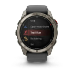 Смарт-часы Garmin fenix 8 Pro AMOLED (51 мм) Sapphire титан графитовый/черный