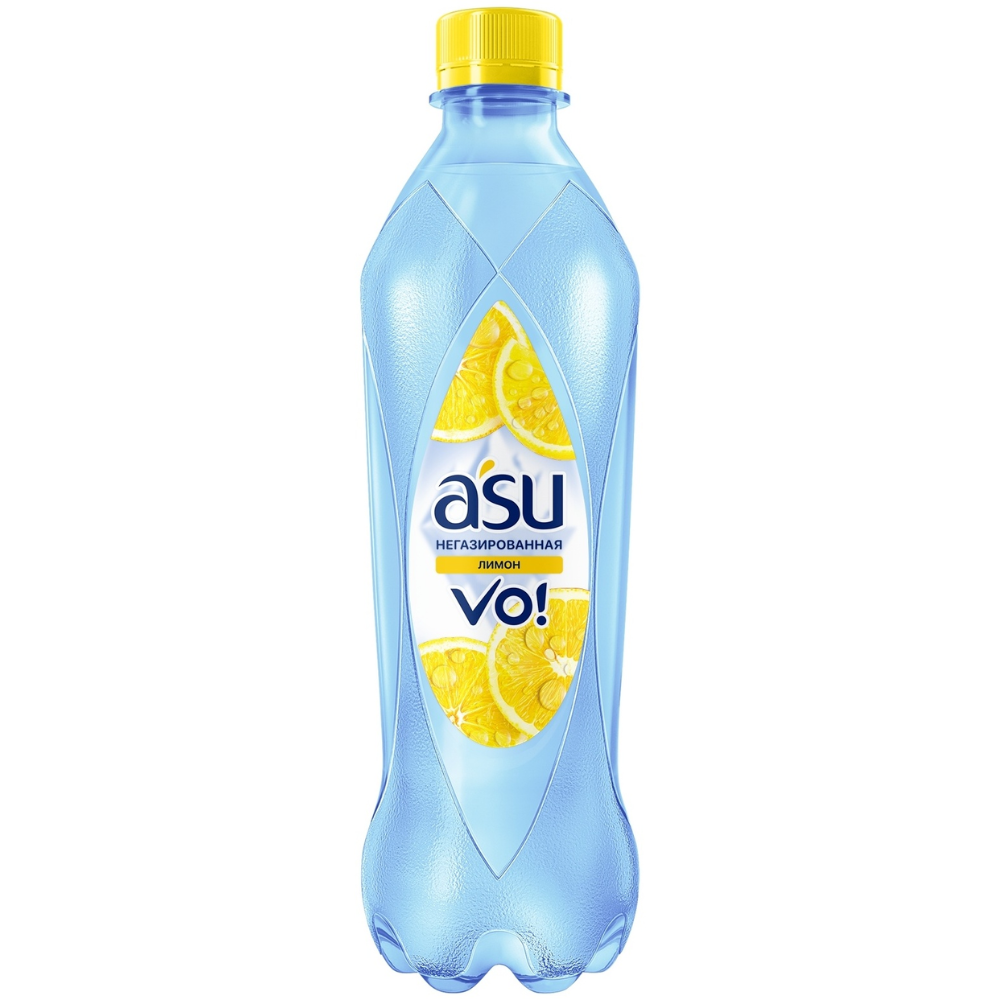 Минеральная вода Asu лимон негазированаая 0,5 л
