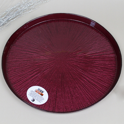 Тарелка 28см «Бургундская кувшинка»