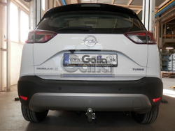 Фаркоп оцинкованный Galia O070C для OPEL Crossland X 2017-(паспорт и сертификат в комплекте)(без электрики)
