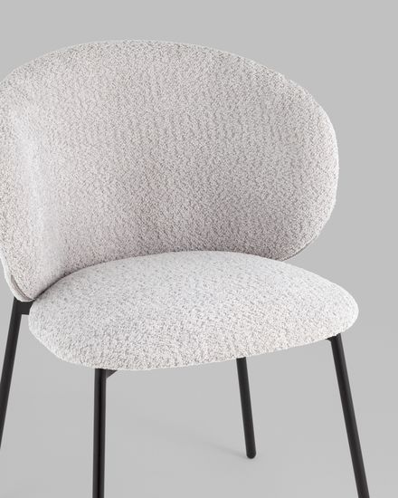 Стул Bibi букле светло-серый