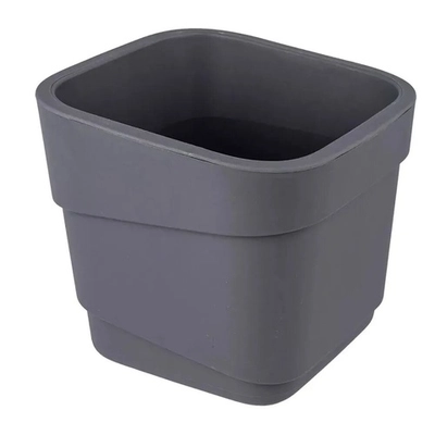 Горшок для цветов фактурный Hills 2,2л (d155, h145,5мм) (серый)