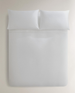 Пододеяльник Zara Home сатин, хлопок 100%, однотонный, 6118/088