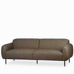 Диван Blocco 230 см, серо-коричневый