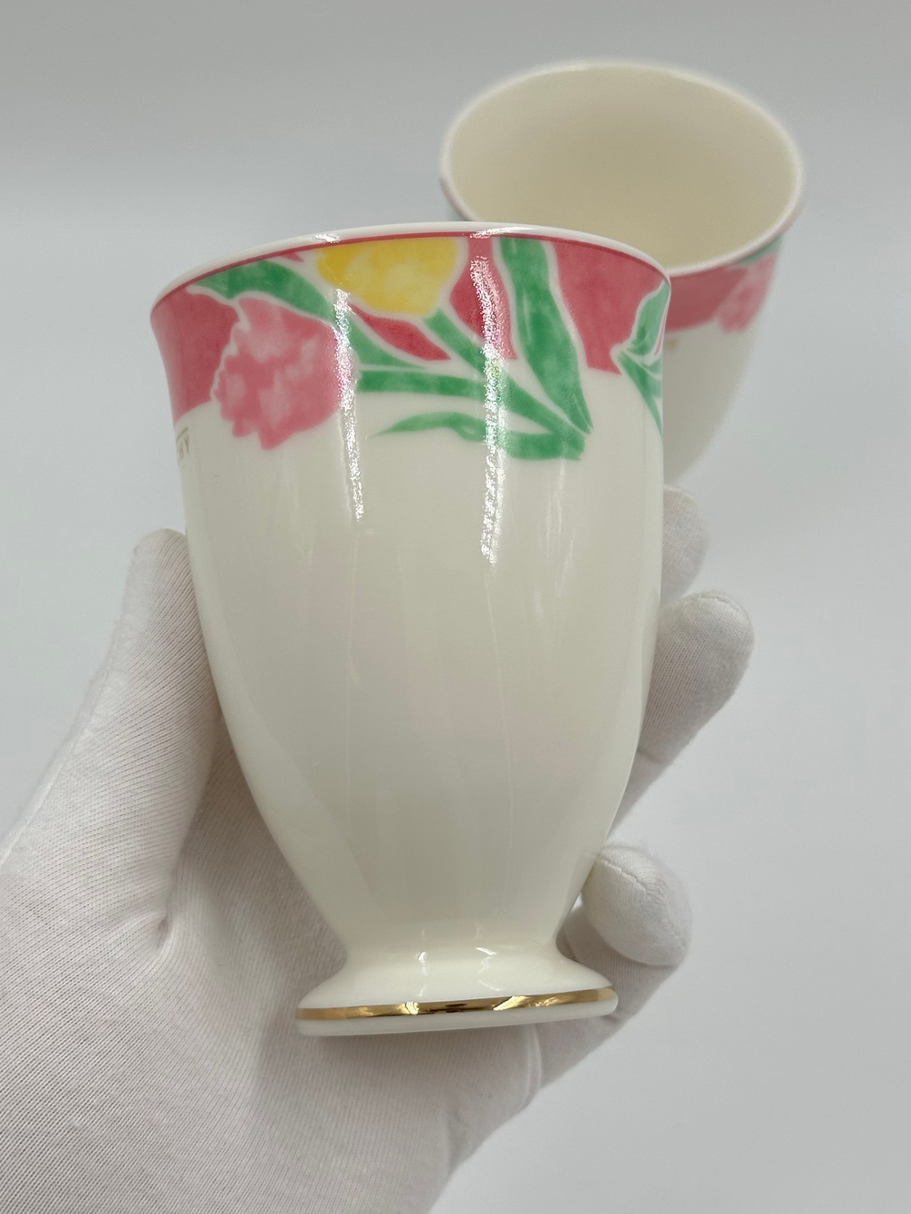 Стакан с розовой каймой Givenchy by Yamaka