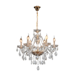 8376/6 CLASSI LN золото/прозрачный, металл/хрусталь Люстра подвесная E14 6*40W 220V ALISSA