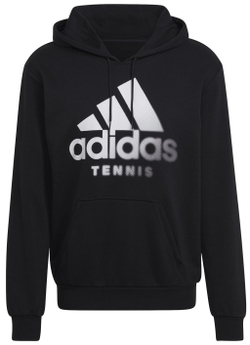Мужская теннисная кофта Adidas Category Graphic Hoodie M - black/white