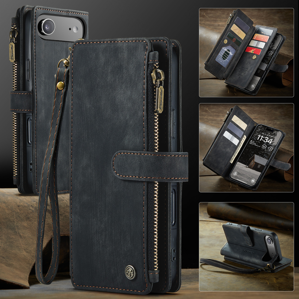 Многофункциональный чехол-кошелек CaseMe 3 in 1 Matte Wallet для iPhone 17 Air