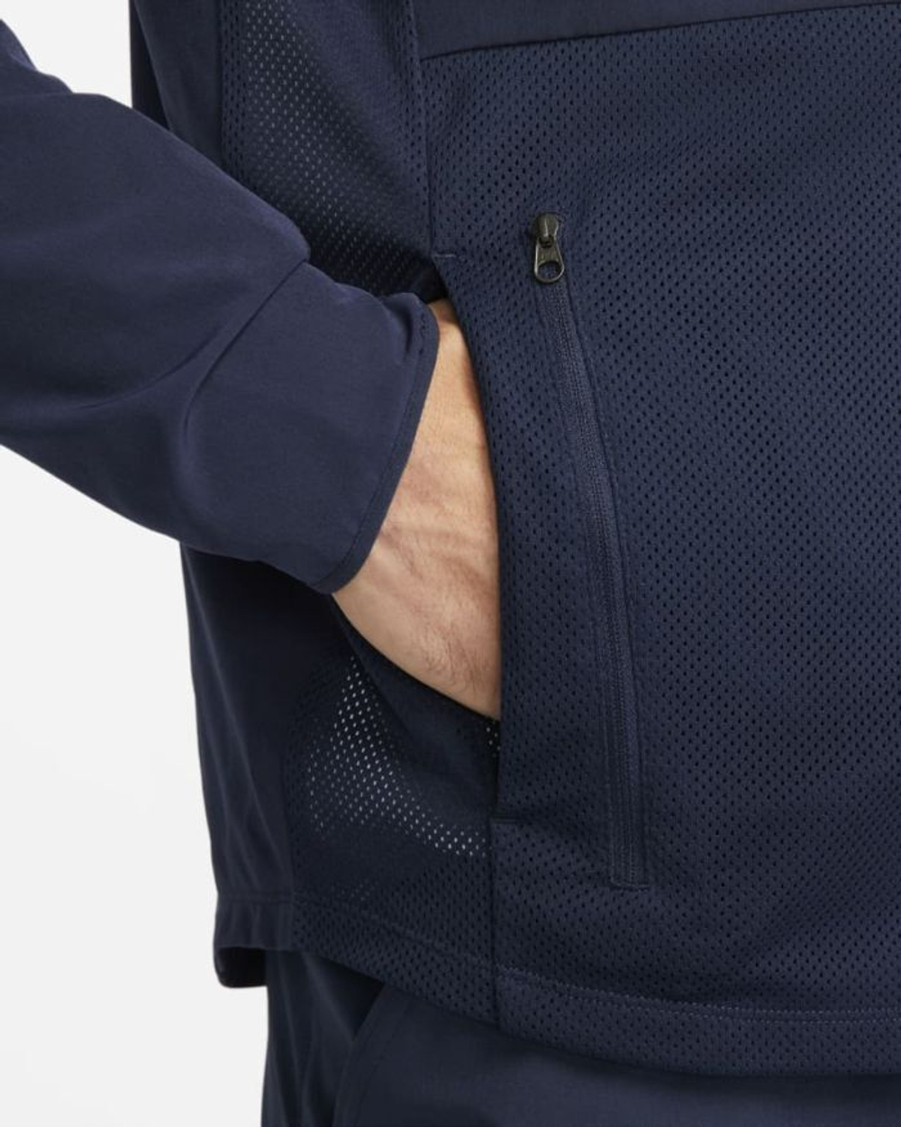 Мужская теннисная кофта Nike Court Advantage Packable Jacket - небесный