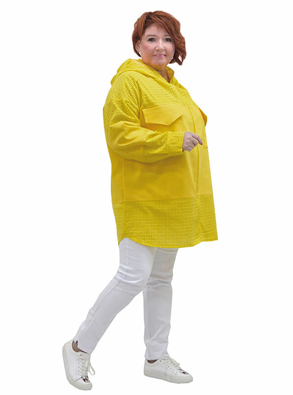 Ветровка-пыльник комбинированная Цыпа