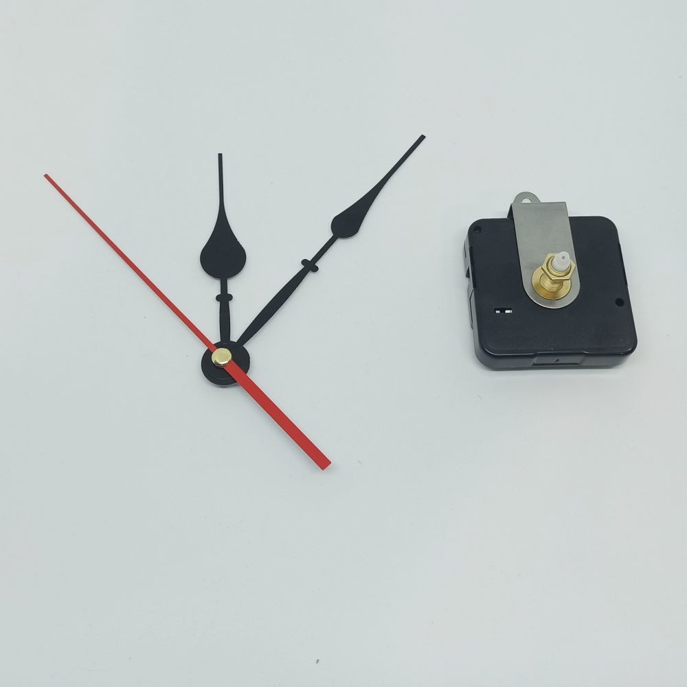 Часовой механизм, шток 21 мм, со стрелками №03 (1уп = 5шт)