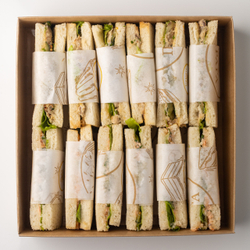 Бокс сэндвичей с рийетом из семги и скумбрии