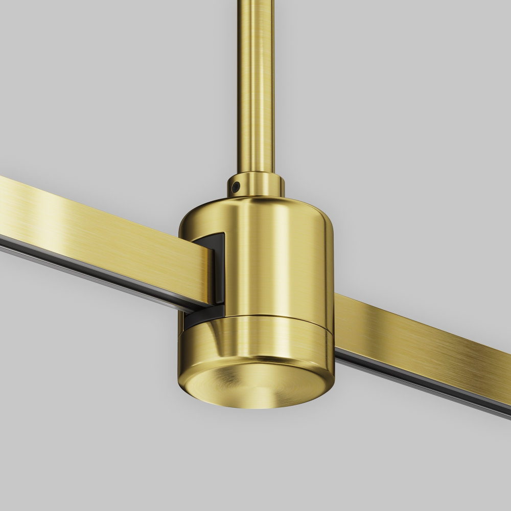 Крепление потолочное Long 760мм с прямым коннектором питания Maytoni Flarity TRA159C-IPCL1-BS