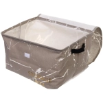 Коробка для хранения с крышкой «ИДЕЯДОМА», цвет серый, 35*30*22см (лейбл Селфи)