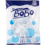 Шар (22''/56 см) Deco Bubble (синяя упаковка), Wide Tail, Прозрачный, Кристалл, 5 шт. в уп.