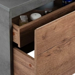 Тумба с раковиной Vincea Mesa 1000 T.Oak + Beton