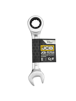 Ключ трещоточный короткий 11мм JCB JCB-757S11