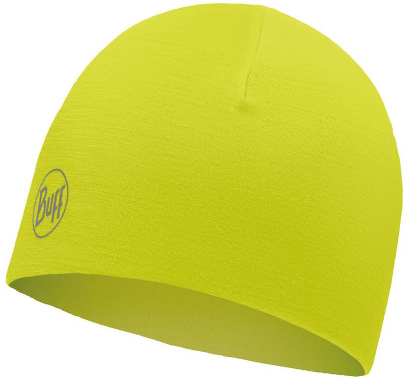 Двухслойная полиэстровая шапка Buff Hat reversible polyester R-Solid Yellow Fluor Фото 1