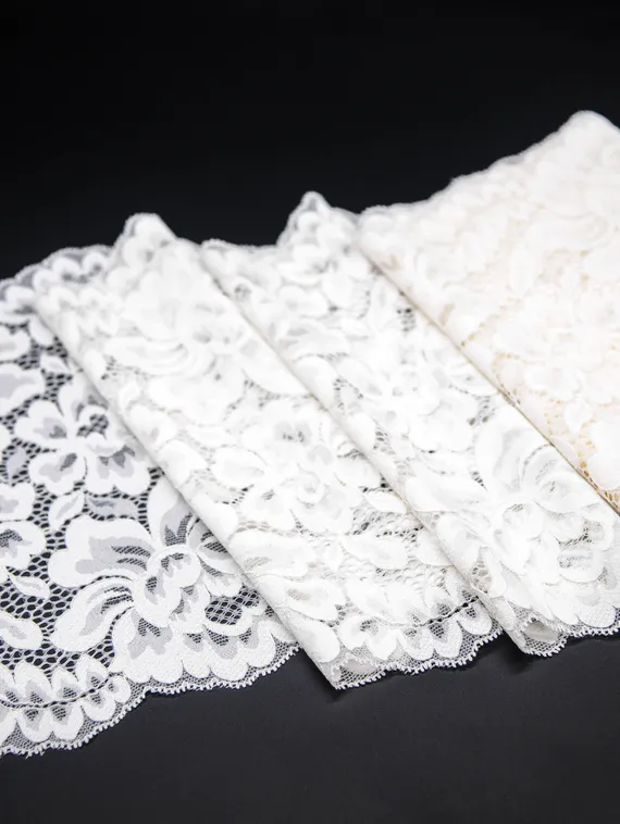 03-133 Кружево эластичное 22,5 см, айвори 004