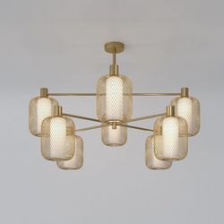 Люстра на штанге Eurosvet Voile 30192/8 золото