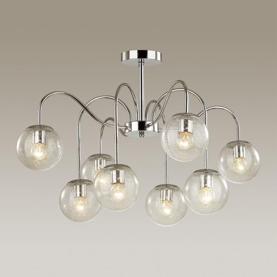 4551/8C COMFI LN21 000 хром Люстра потолочная E27 8*60W 220V DARCY