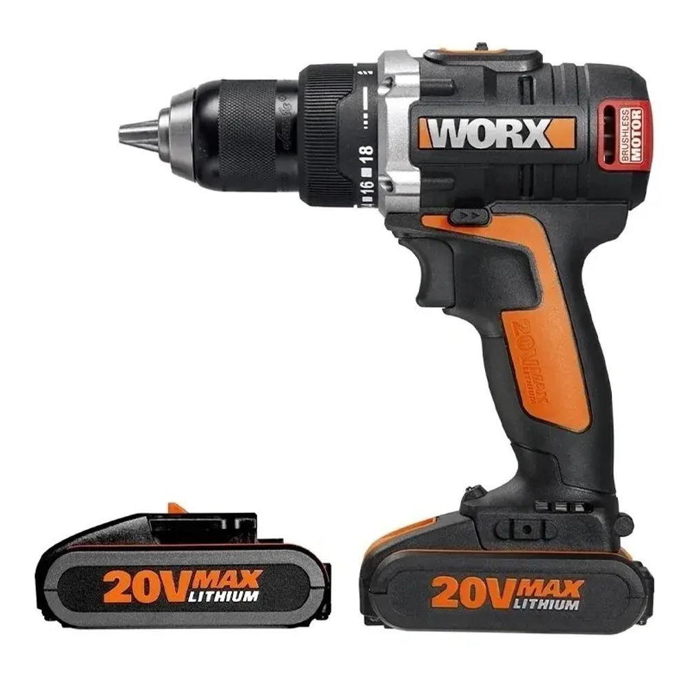 WORX WX175 аккумуляторная дрель-шуруповерт (2 x 2 Ач, ЗУ)