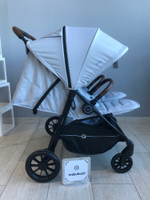 Коляска детская для близнецов RANT "Twinny" RA151 Luna