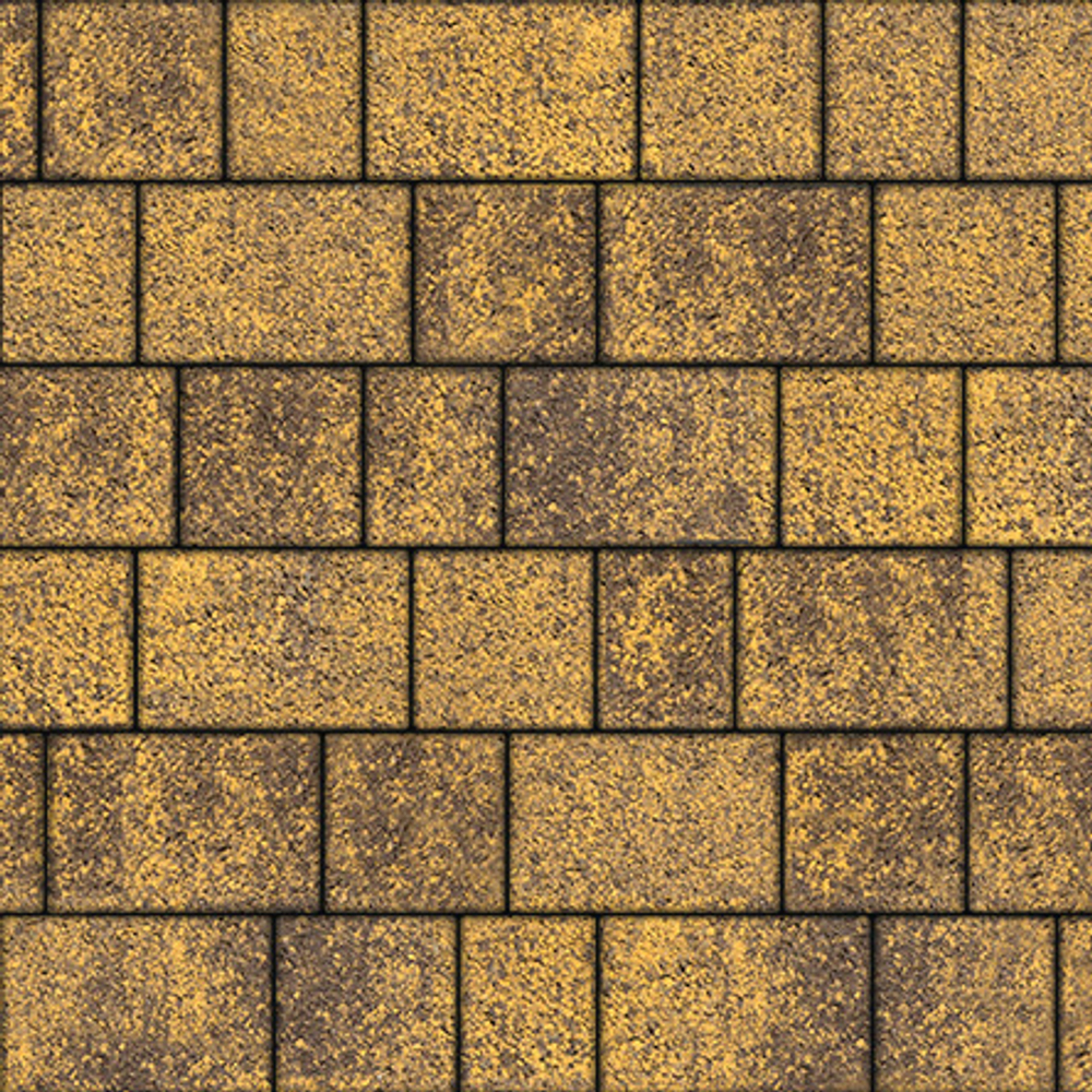 Тротуарная плитка УРИКО, комплект из 3 видов плит, Листопад Гранит Янтарь