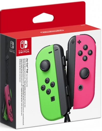 Аксессуар: NS: Набор 2 контроллера Joy-Con (неоновый зеленый / неоновый розовый)