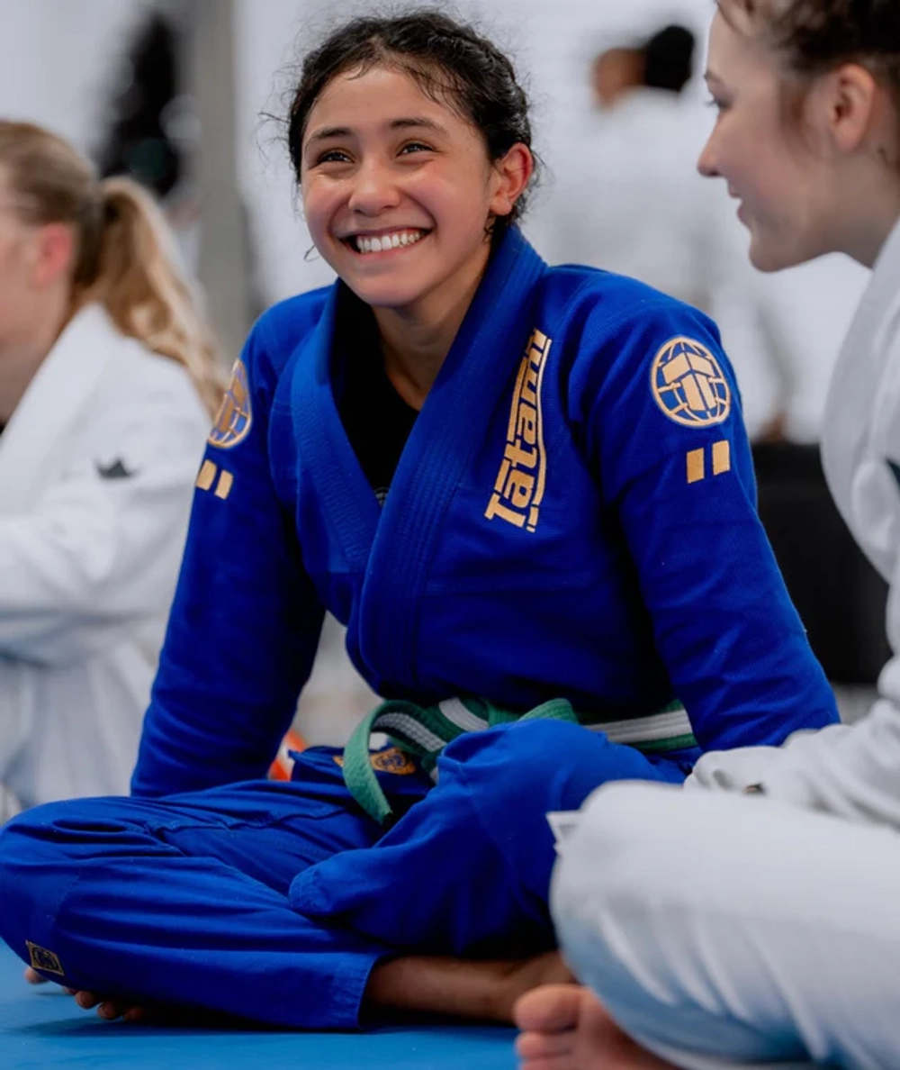 Детское кимоно Tatami PRO SERIES - BLUE & CHAMPION GOLD