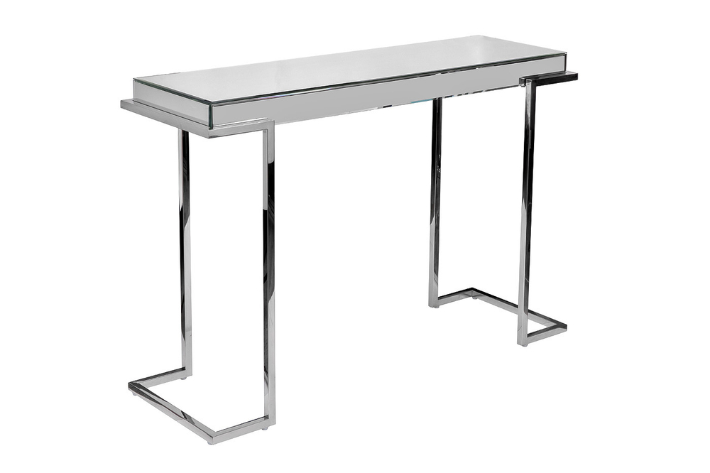 KFG129 Консоль зеркальная каркас н/ж сталь хром 116*39*79см