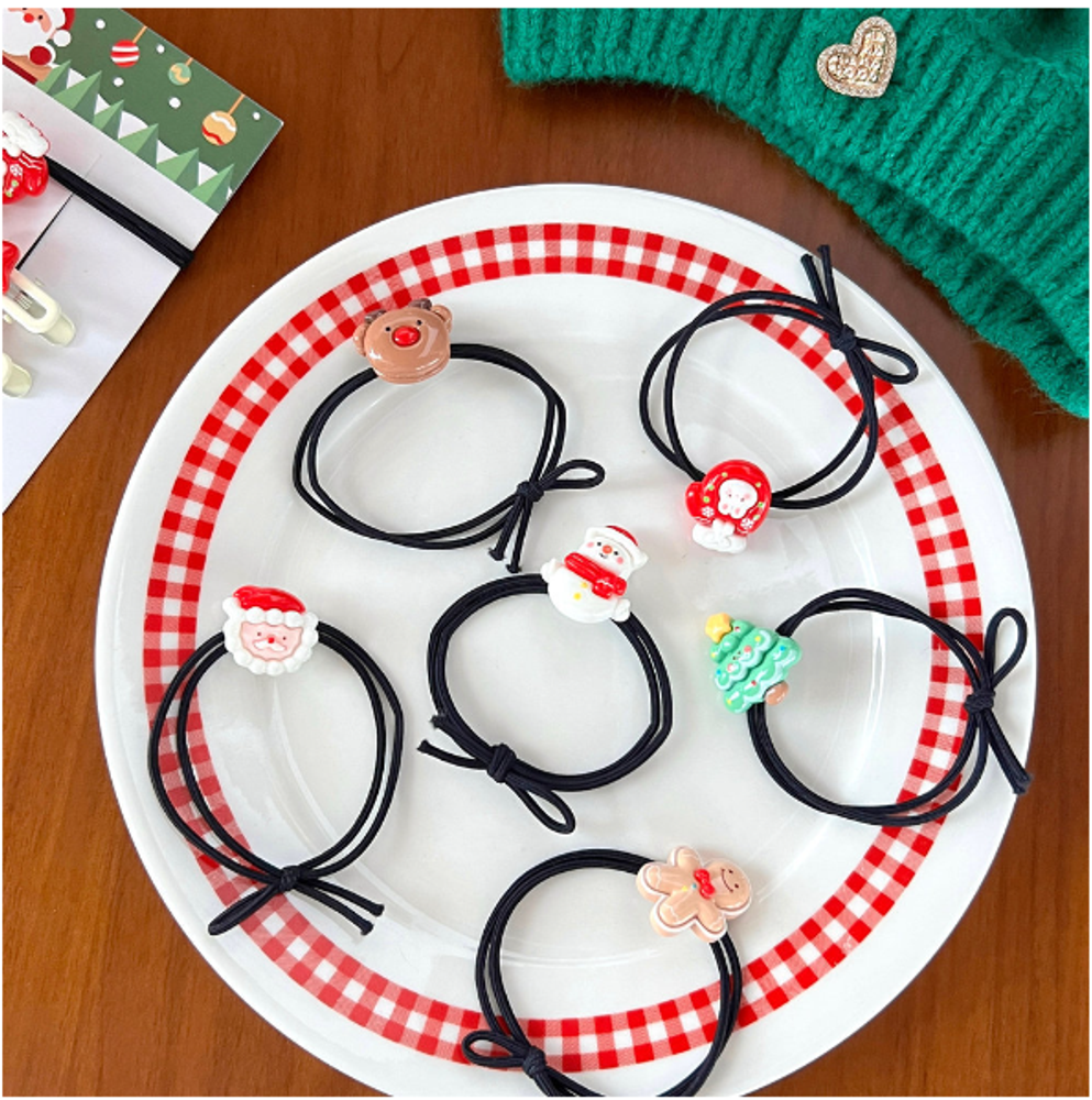 Резинка/заколка для волос &quot;Christmas Pics&quot;