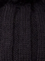 Шапка детская зимняя вязаная с помпоном и снуд