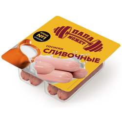 Сосиски сливочные Папа Может 410 гр