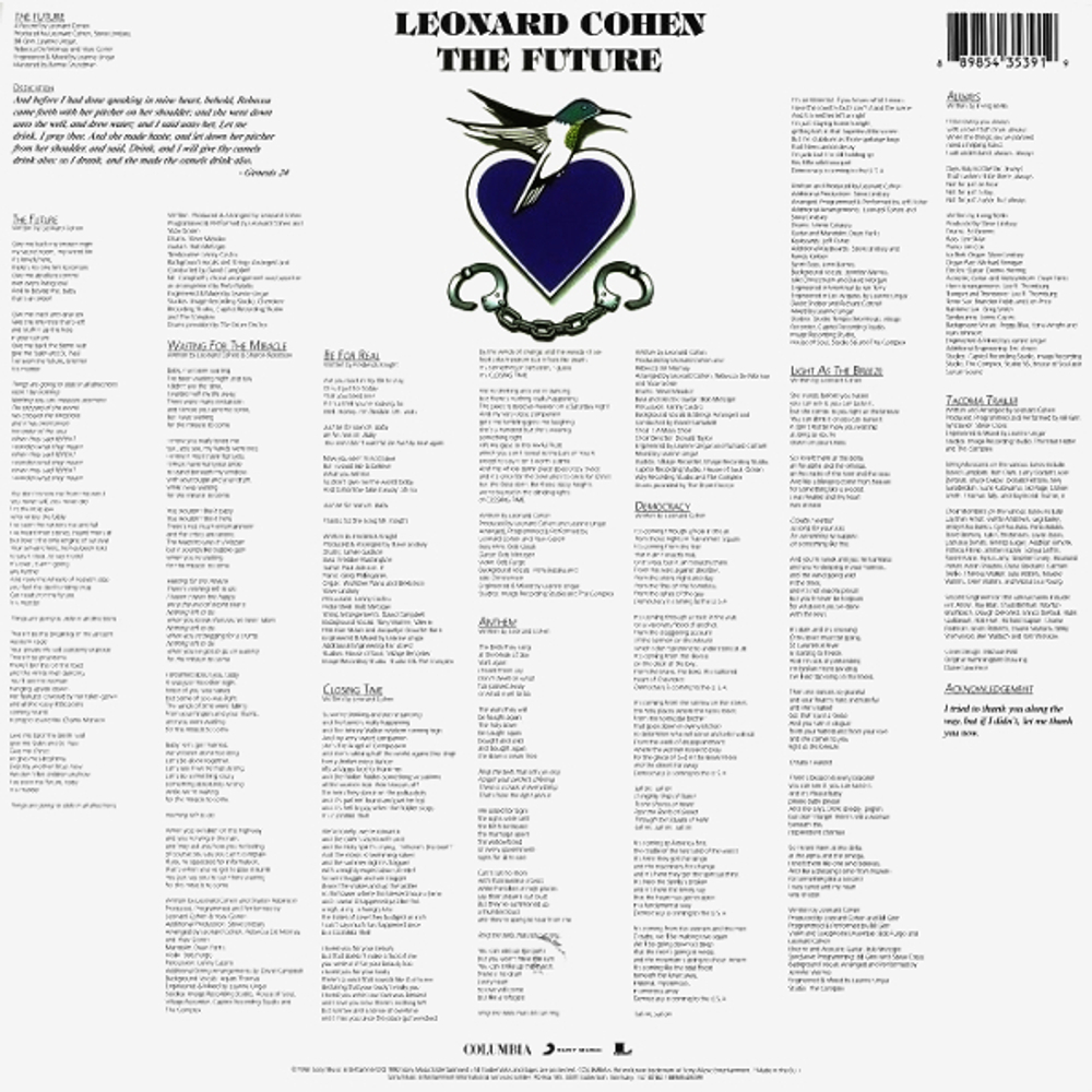 Leonard Cohen / The Future (LP)