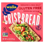 Wasa Flatbread, хлебцы без глютена, с кунжутом и морской солью, 175 г (6,1 унции)
