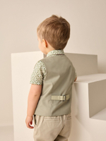 Комплект из трех предметов для мальчика Next AG8-622, Хаки, Розовый