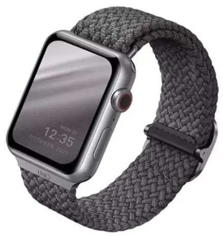 Ремешок Uniq 41/40/38мм ASPEN Design Strap Braided для Apple Watch Grey (Серый)